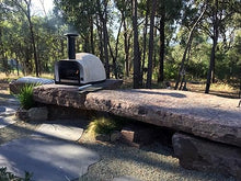 Vera Pizza Ovens Capolavoro OP82 - Wood Burning Oven with Mushroom Granite Mosaic Tiles