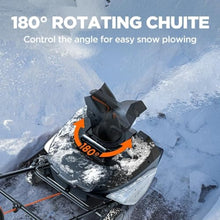 Litheli 40V Battery Operated Snow Blower, 19-inch Snowblower Thrower, Electric Snow Blowers with LED Spotlight and Brushless Motor, 2 x 4.0Ah Battery Included