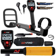 Minelab GO-FIND 66 Metal Detector with PRO-FIND 15 Pinpointer & Black Carry Bag