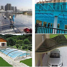 ORPAGU Polycarbonate Roofing Sheet,0.8mmFRP Daylighting Plate Waterproof and Flame Retardant Daylighting Panels for Rain shed Greenhouse Cover (Size : 1.2mx30m)