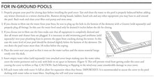 Robelle 30 x 60 ft Industrial Ultra Winter Pool Cover for Inground Pools