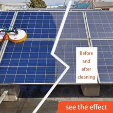 ELUKHT Solar Panel Cleaning Brush and Pole Kit, Water Fed Pole Brush for Solar Panels with Extension Rod, Solar Panel Cleaning Brush Head for Cleaning Photovoltaic (Mainsversion 5.5m)