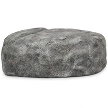 Artificial Rock Cover – Weather-Resistant Fiberglass Garden Landscape Utility Concealer Slate Gray Finish for Pumps, & Irrigation Systems, Sheredian