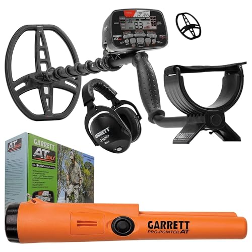 Garrett Metal Detectors Metal Detector, Garrett AT Max All Terrain, MS-3 Headphones