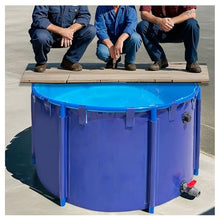 PVC Canvas Pool Above Ground, Circular Thickening Pool, Large Collapsible Frame Pool, Aquarium Pool Pond, for Culture Agricultural Irrigation Water Storage Tank, Easy to Install(1.2x0.6m-680L)