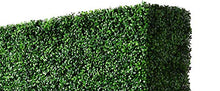 AGPL Artificial Boxwood Hedge with Stainless Steel Planter Green 48"W x 12"D x 51"H