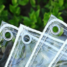 Soft Glass Clear Tarp Cover, Transparent Tarpaulin Waterproof, Balcony Plastic Plate Dust Cover, Foldable Pvc Material, Tear-proof And Wind Protection Boat Tarp, For Cover Gardens Plants, Greenhouses,