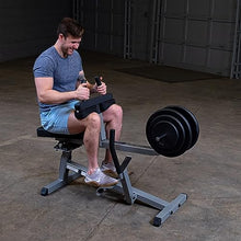 Body-Solid Seated Calf Raise Exercise Machine Silver