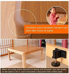 UMJIGF Heating Table Tatami kotatsu Table Japanese Folding Storage Tatami Coffee Thickening Stove Winter Oven with Heater and Blanket Table Four-Piece Set,