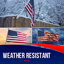 American Flags for Outside 3X5 (Pack of 10) -American Flag made in USA with Embroidered Stars and Sewn Stripes US Flag 3x5 Heavy Duty Outdoor Made in USA for High Wind- All Weather Flags