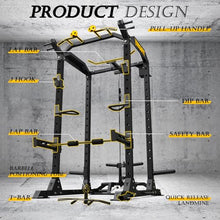 ToughFit 2024 Upgraded T2 Power Cage BLACK