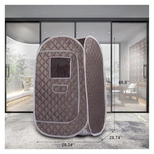 1000W 3L Portable Folding Personal Steam Sauna Tent Set Remote Control