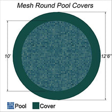 10' Loop-Loc II Super Mesh Green Round In-Ground Pool Safety Cover