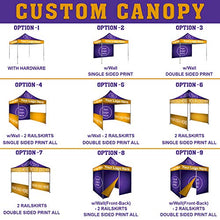 BANNER BUZZ Make IT Visible Custom Pop Up Canopy 10' X 10' Outdoor Commercial Tent Gazebo for Trade Show Conference Events (Option 9)