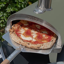ZiiPa • Pellet Pizza Oven • Piana • Compact and Innovative • Heats in 20 Min • Fast Cooking in 60 sec • Rotary Cordierite Refractory Stone Ø31.5 CM • Available in 4 Colours (Eucalyptus)
