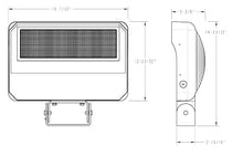RAB X34-350T High Output Field-Adjustable Floodlight (350W Trunnion, 120-277 Volts)
