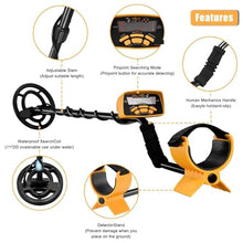FENOKD Metal Detector, Professional Metal Detector High Performance Underground Metal Detector Three Detect Mode Coins Jewelry All Metal