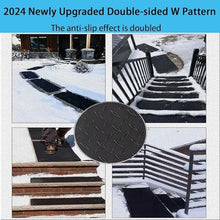SDTREUU Heated Snow melt pad Non-Slip Winter Ice melt pad 2 in/h Melting Speed Stair and Driveway Snow melt System(60x400cm/23.6x158in)