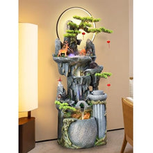 AEYSD-456 Water Feature Outdoor Rockery Water Fountain Decoration, Outdoor Fountain Decoration, Floor Fountain Decoration Water Features for The Garden(Size:L), Large
