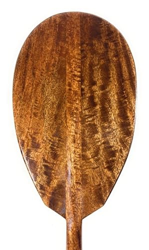 Tikimaster Curly Mango Canoe Paddle 60 Inches Made in Hawaii