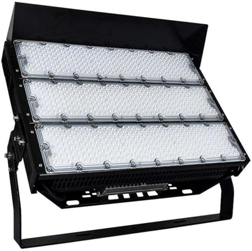 bleslin Super High Brightness Floodlights, LED Square Rectangle Spotlight, Waterproof IP66 Wall Washer Beam Light, for Outdoor Football and Basketball Courts(1000W)