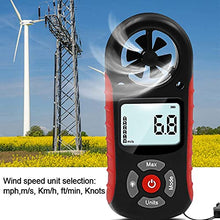 LUYILA Anemometer Handheld, Digital Wind Speed Meter for Measuring Wind Speed and Temperature,with Backlight and Max/Min,for HVAC Vents, Boat Sailing, Shooting, Sailboats, Surfing,Fishing