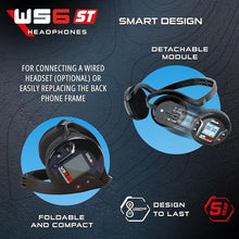 XP METAL DETECTORS WS6 ST Wireless Stereo Headphones & Control for Deus II