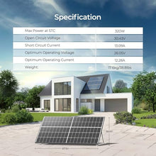 Renogy Bifacial Solar Panel 640 Watt, Monocrystalline for On/Off Grid