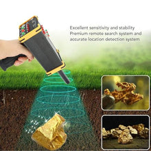Long Range Gold Silver Gem Diamond Metal Detector for Treasure Hunting - 16M Depth, 100M Range, High Definition Screen, Ideal for Archaeology and Prospecting, Yellow