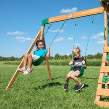 Backyard Discovery Buckley Hill Wooden Swing Set Green