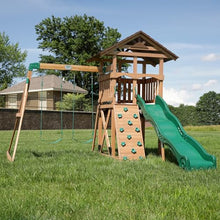 Backyard Discovery Lightning Ridge Cedar Swing Set Light Brown