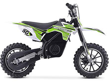 MotoTec Gazella 24V 500W Electric Dirt Bike Green