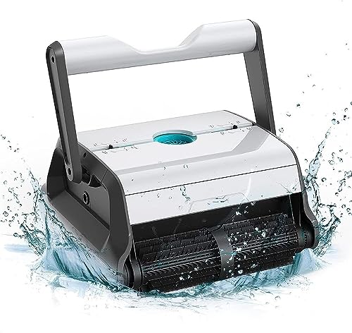 KANGJIEM Automatic Pool Cleaner, Wall-Climbing Pool Vacuum, Powerful Suction Robotic Pool Vacuum, Pool Bottom Suction Machine Pool Cleaning Machine Equipment