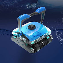 Robotic Pool Vacuum Cleaner, Automatic Pool Cleaner with Wall Climbing, Two Larger Filter Baskets and 50FT Floated Cord, Easy to Clean Above/In-ground Swimming Pool