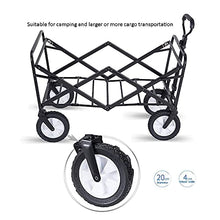Trolleys, Folding Garden Trolley Cart Heavy Duty Wagon Multifunction Shopping Cart Load：80Kg