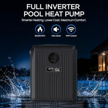 FibroPool FH235-i Pool Heat Pump - Inverter WiFi - 35,000 BTU - Titanium