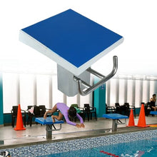 DLYZAYE Diving Board Platform for Swimming Training and Competition, Stainless Steel Pool Starting Block with Fittings for Indoor and Outdoor Use