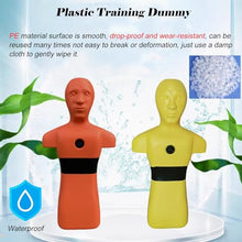 MZZKFC Pool/Beach & River Simulation Rescue Dummy, Water Rescue Dummy Drowning Prevention, Fire Training Drill Model with 3 Water Injection Holes Rapid Drainage(Orange)