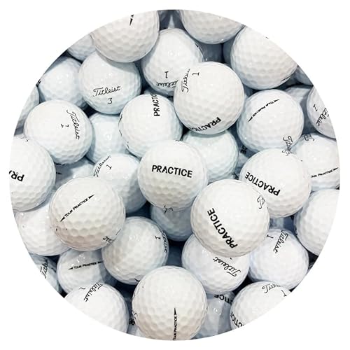 Titleist Tour Practice Golf Balls Like New White