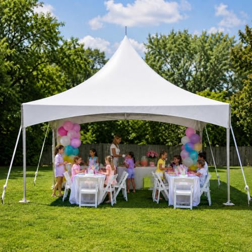 TentandTable 10' x 20' Premium High Peak Frame Party Tent, White Top