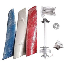 HENGJINGTR 1000W-5000W Windmill Turbines Generator,3 Blade 12V-48V Vertical Wind Generator Home Wind Turbine for Home Solar and Wind Power Parts and Accessories,48v