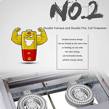 Double Gas Griddle Grill Smooth LPG Commercial Stainless Steel Heavy Duty Restaurant Outdoor Griddle Gas Baking Plate Burger Grill Large Non-Stick Burners Flat Hot Plate for Home and Commercial,722