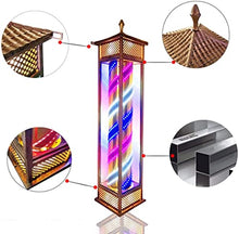 VITINNO Light Outdoor Wall Lamp Led Light Acrylic Outer Cylinder Durable and Rupture-Resistant Ip44 Hair Salon Barber Shop Open Business Sign Barber Shop Pole