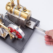 Helixsun DIY Steam Beam Engine Model Kit Full Metal with Boiler & Flyball Governor