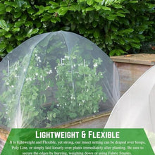 Farm Plastic Supply - Garden Mesh Netting Barrier - Fine Bug Netting for Garden, Insect Pest Barrier (13' x 300')