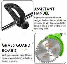 Cordless Grass Strimmer Electric Lawnmower Hand Push Lawn Mower 36V Lithium Battery Cordless Weed Electric Lawn Mower Push Type Electric Garden Tool Lawn Mower