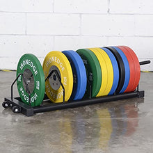VEITEOX FTY Weight Plate Storage Rack with Handle and Wheels