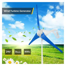 ASsdhgTE 24V 800W 3Blades Permanent Magnet Wind Turbine Generator Power Kit