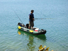 SATURN Pro-Angler Fishing Inflatable Kayak FK396 Green