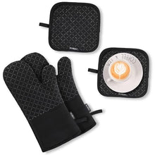 UOHLCX HBJWOV Set Of Oven Mitt And Heat Resistant Pot Holder Pad Protective Gloves The Goods For Kitchen